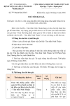 Thư mời báo giá cung cấp phần mềm ứng dụng công nghệ thông tin tại cơ sở khám bệnh, chữa bệnh
